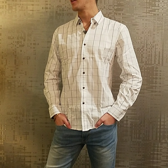 New Men's "Nashville" Plaid Long Sleeve Shirt - Picture 1 of 6